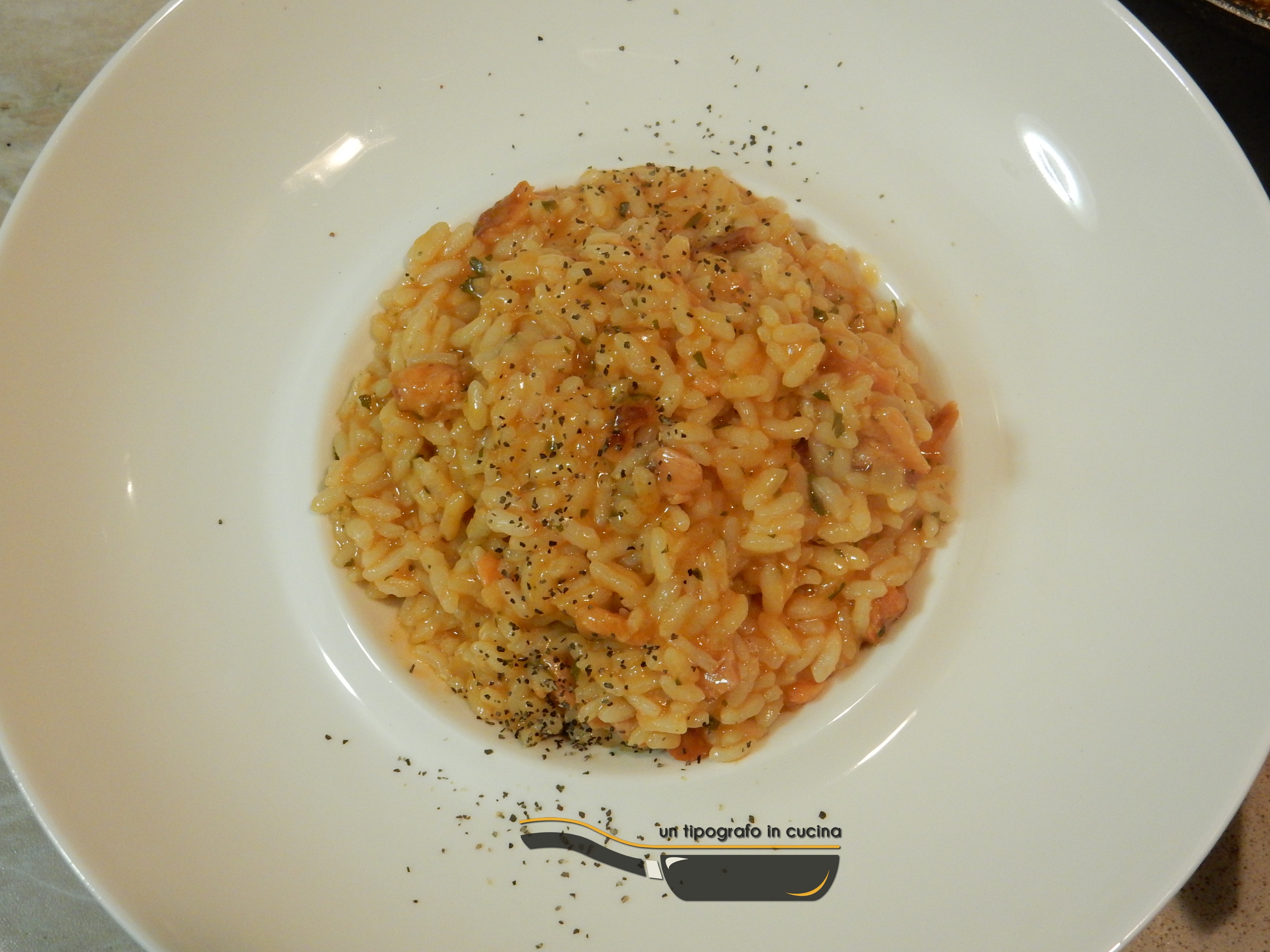 Risotto al salmone affumicato…