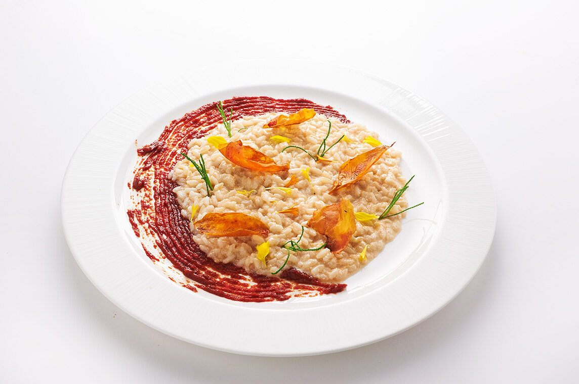 Risotto all’acqua di pomodoro