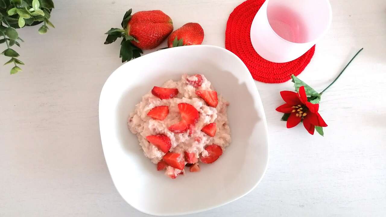 Risotto alle fragole bimby, dolce e delicato