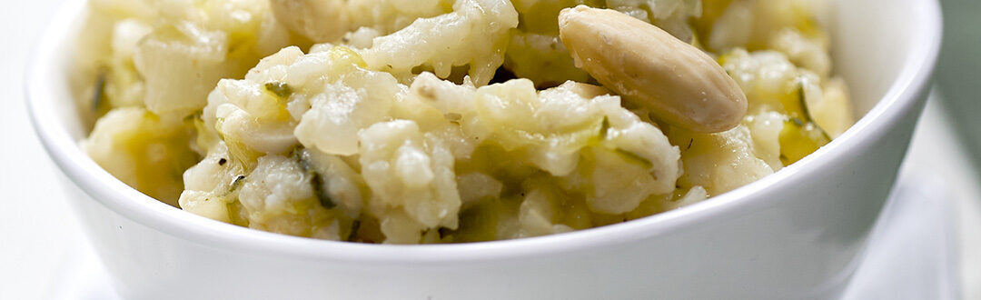 Risotto alle zucchine e menta
