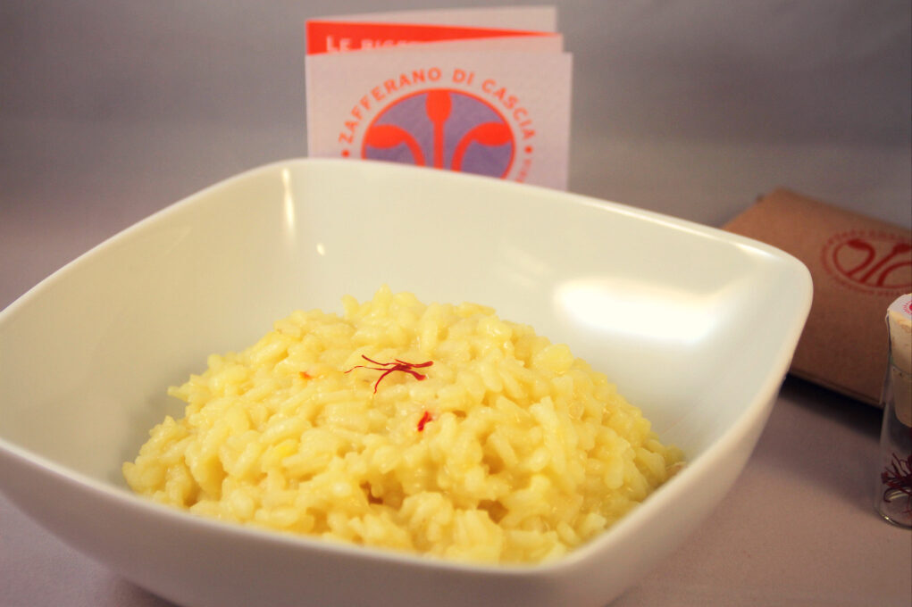 Risotto allo zafferano e stracchinato