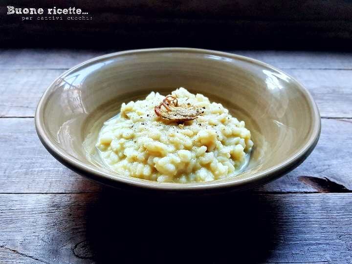Risotto con carciofi freschi