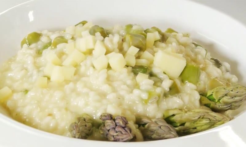 Risotto con gli asparagi di Bassano