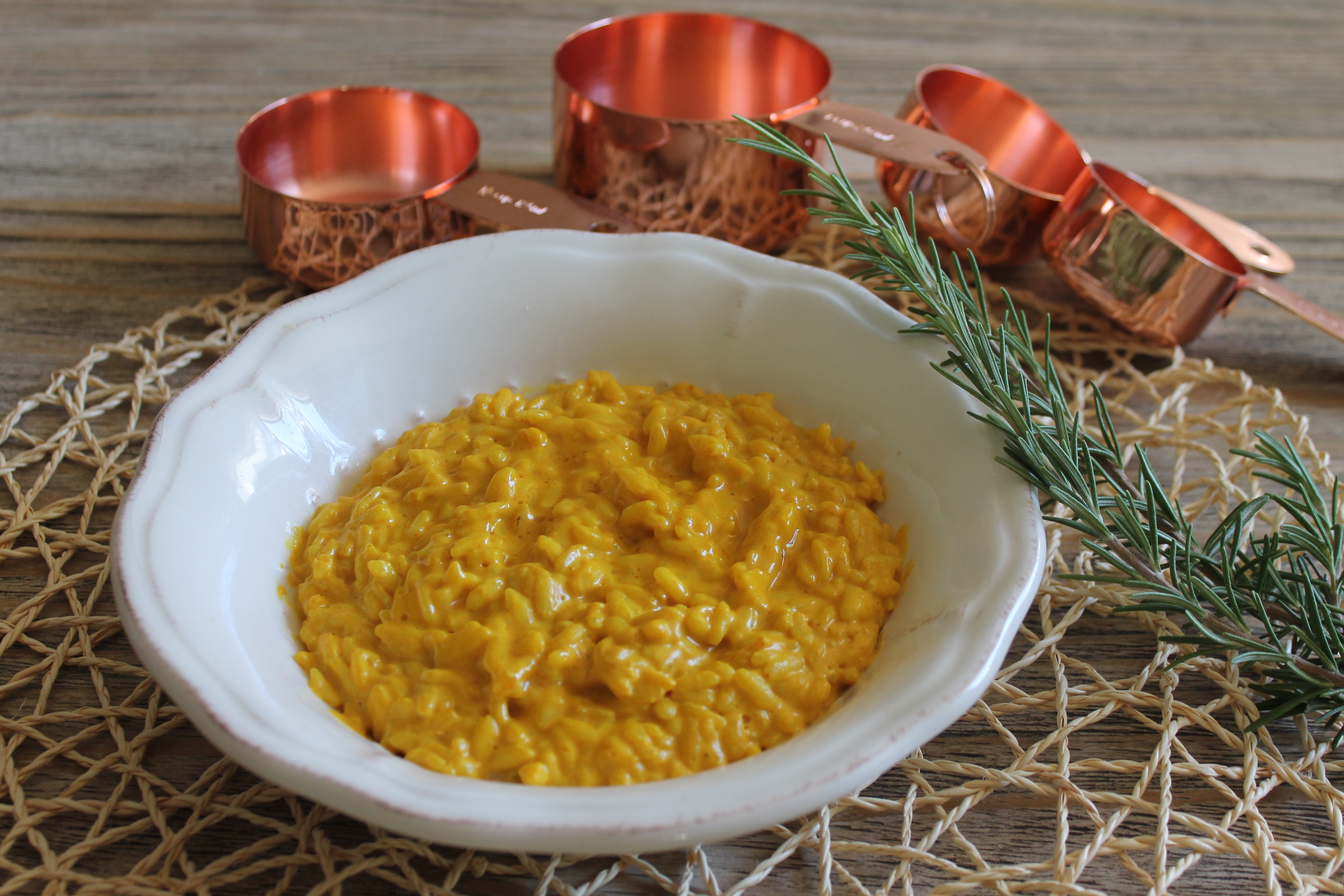 Risotto curcuma e zenzero