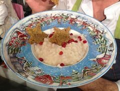 Risotto “natalizio” al prosecco da la prova del cuoco