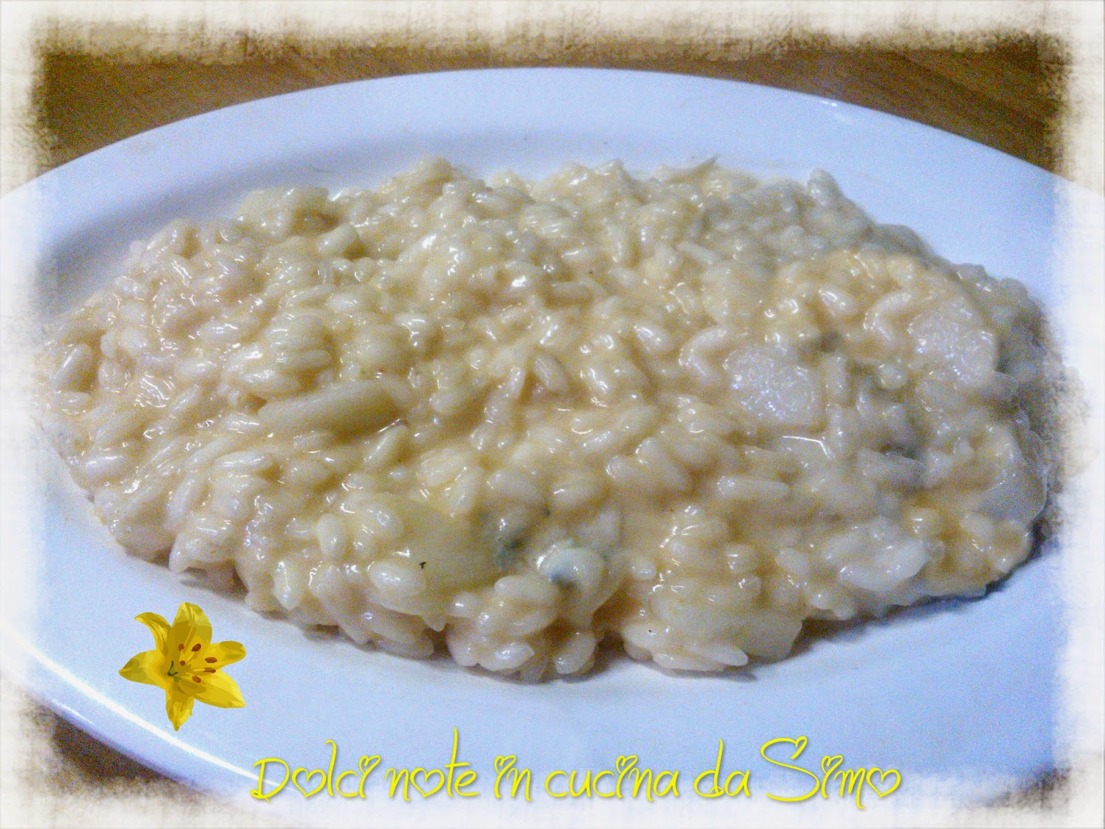 Risotto pere e gorgonzola