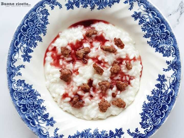 Risotto salsiccia e vino rosso