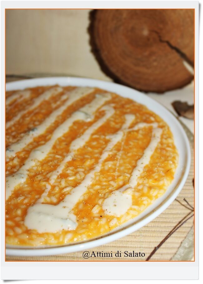 Risotto zucca e gorgonzola