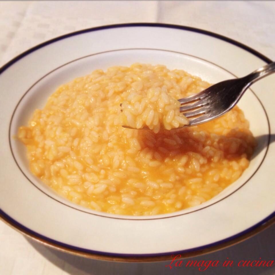 Risotto zucca e zenzero