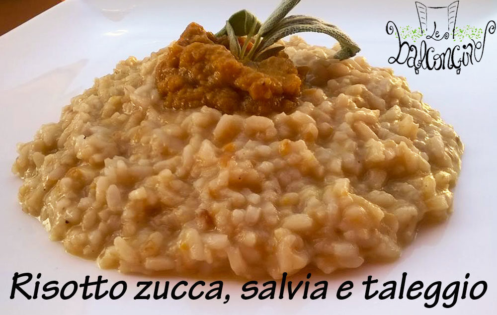 Risotto zucca salvia e taleggio