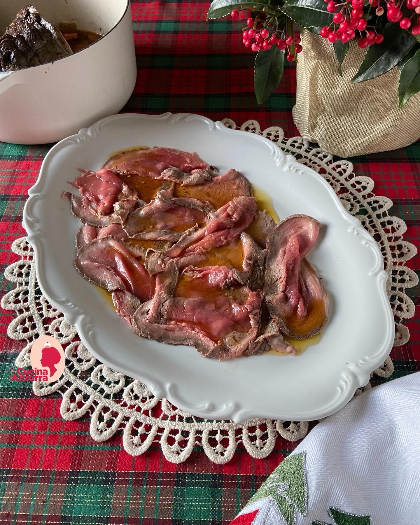 Roast-beef con verdure