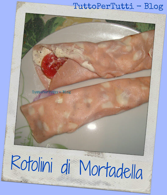 Rotolini di mortadella
