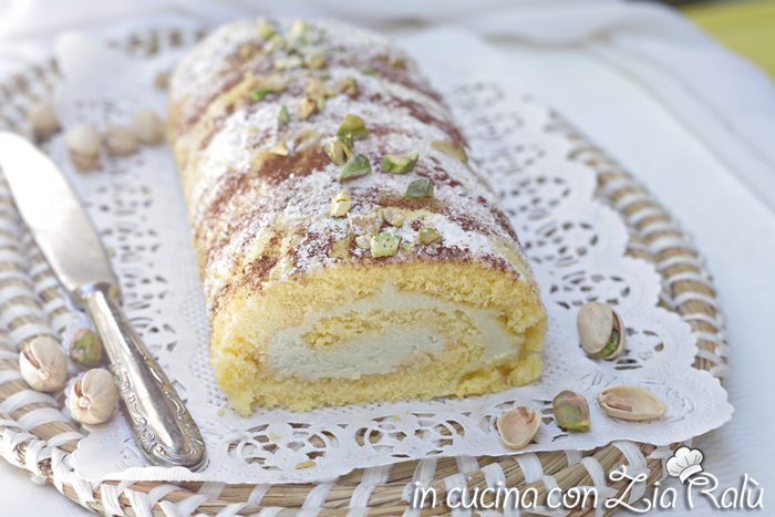 Rotolo ai pistacchi senza glutine