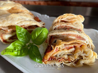 Rotolo di sfoglia con melanzane