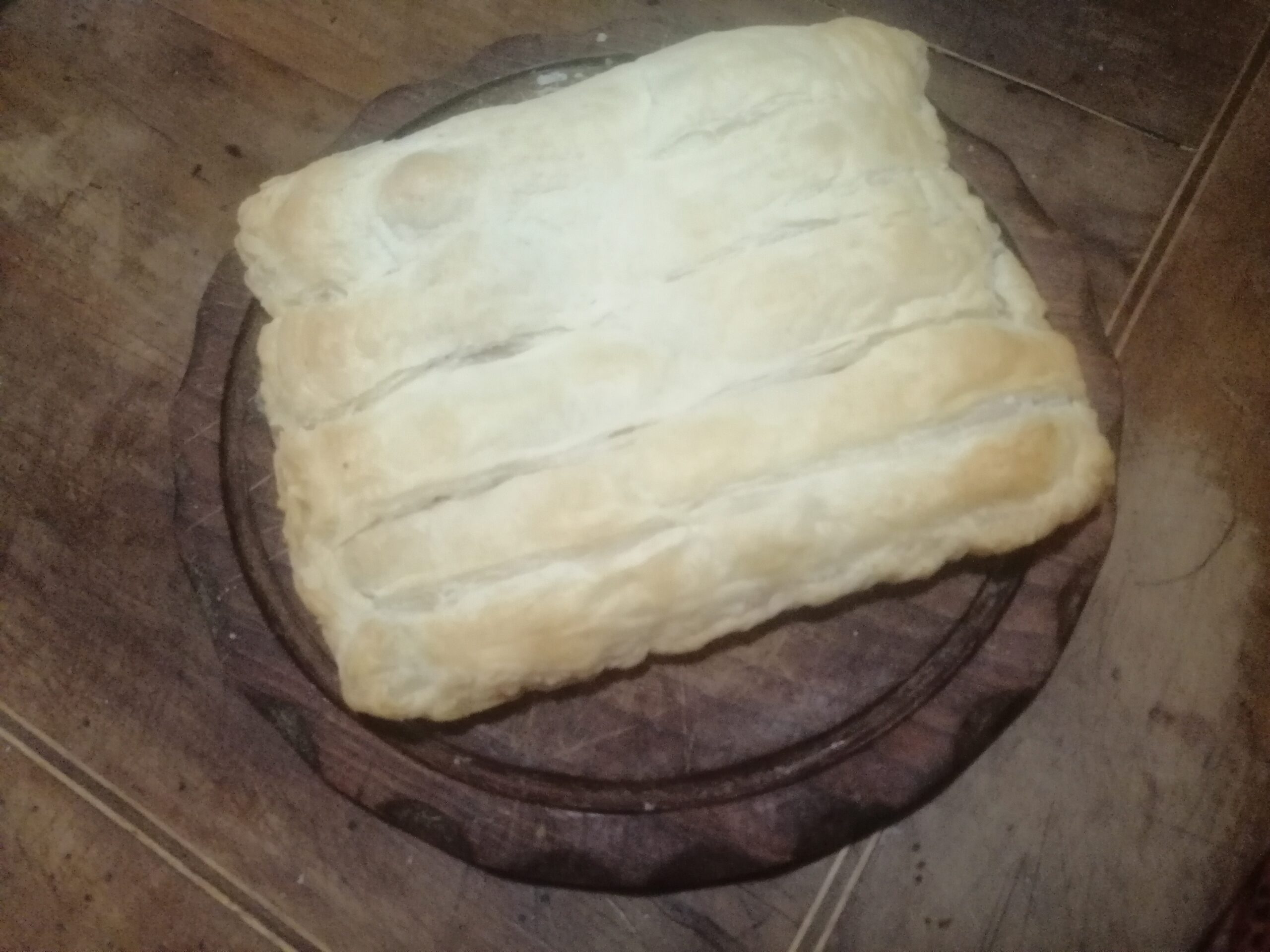 Rustico salato con salsiccia e ricotta