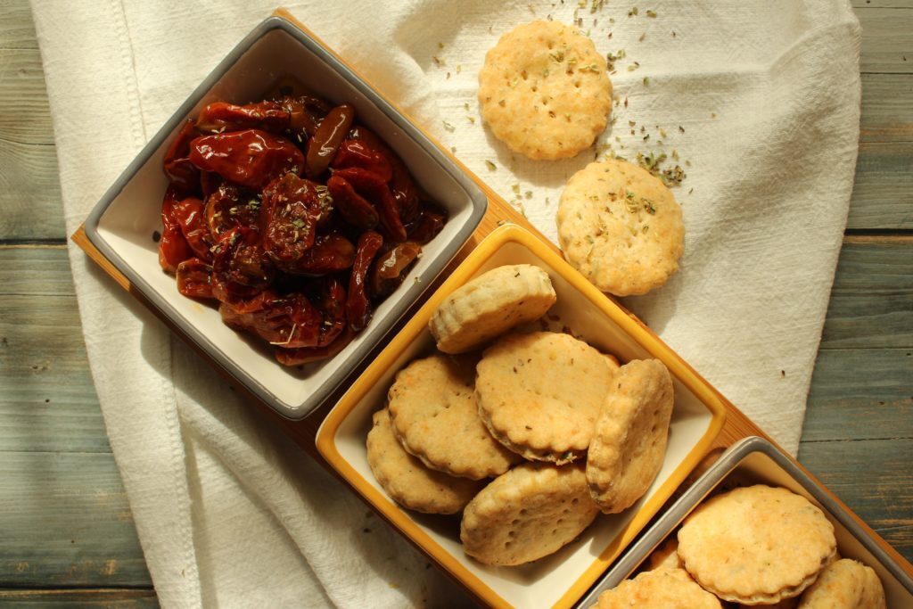 Sablé salati all’origano