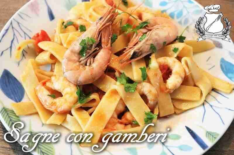 Sagne con gamberi