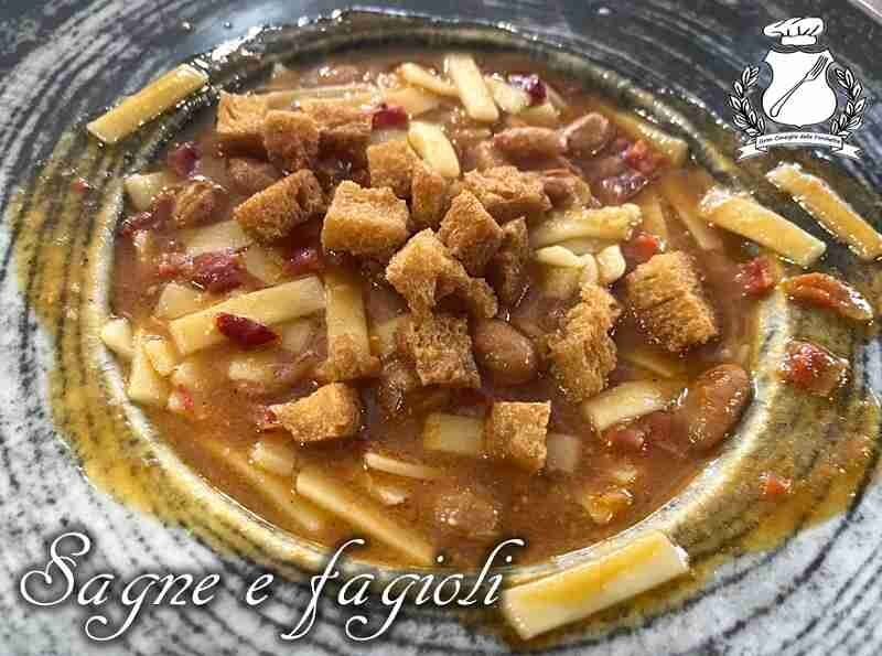 Sagnette e fagioli