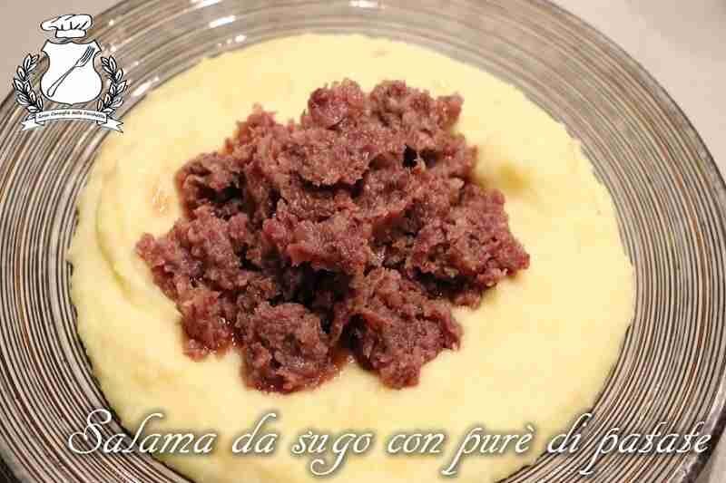 Salama da sugo con pur di patate