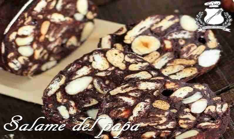 Salame del papa (salame di cioccolato)