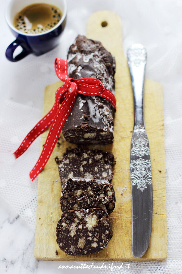 Salame di cioccolato – senza uova