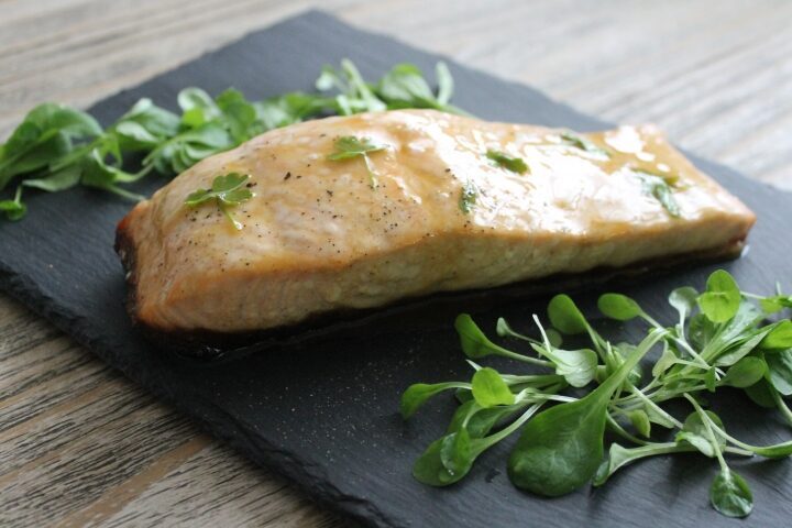 Salmone al prosecco