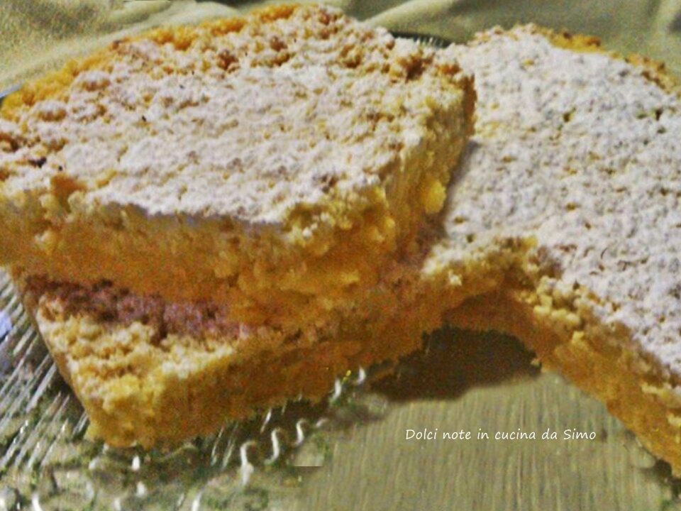 Sbriciolata alla crema limone