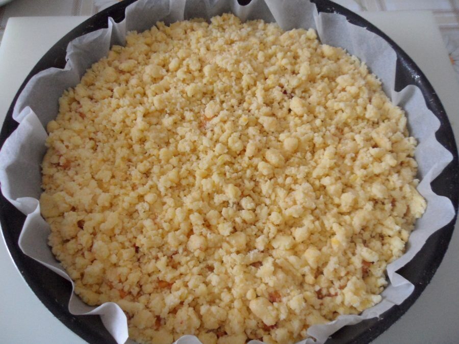 Sbriciolata ricotta vegetale fichi e cioccolato