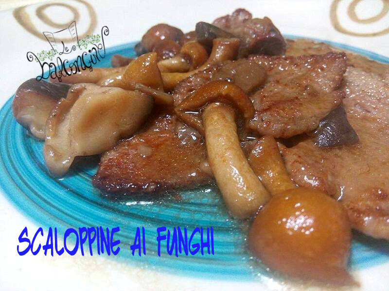 Scaloppine ai funghi