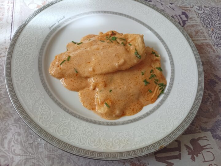 Scaloppine di pollo alla paprika