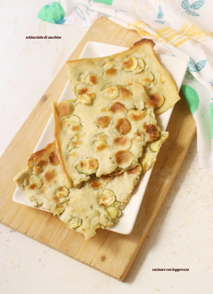 Schiacciata di zucchine