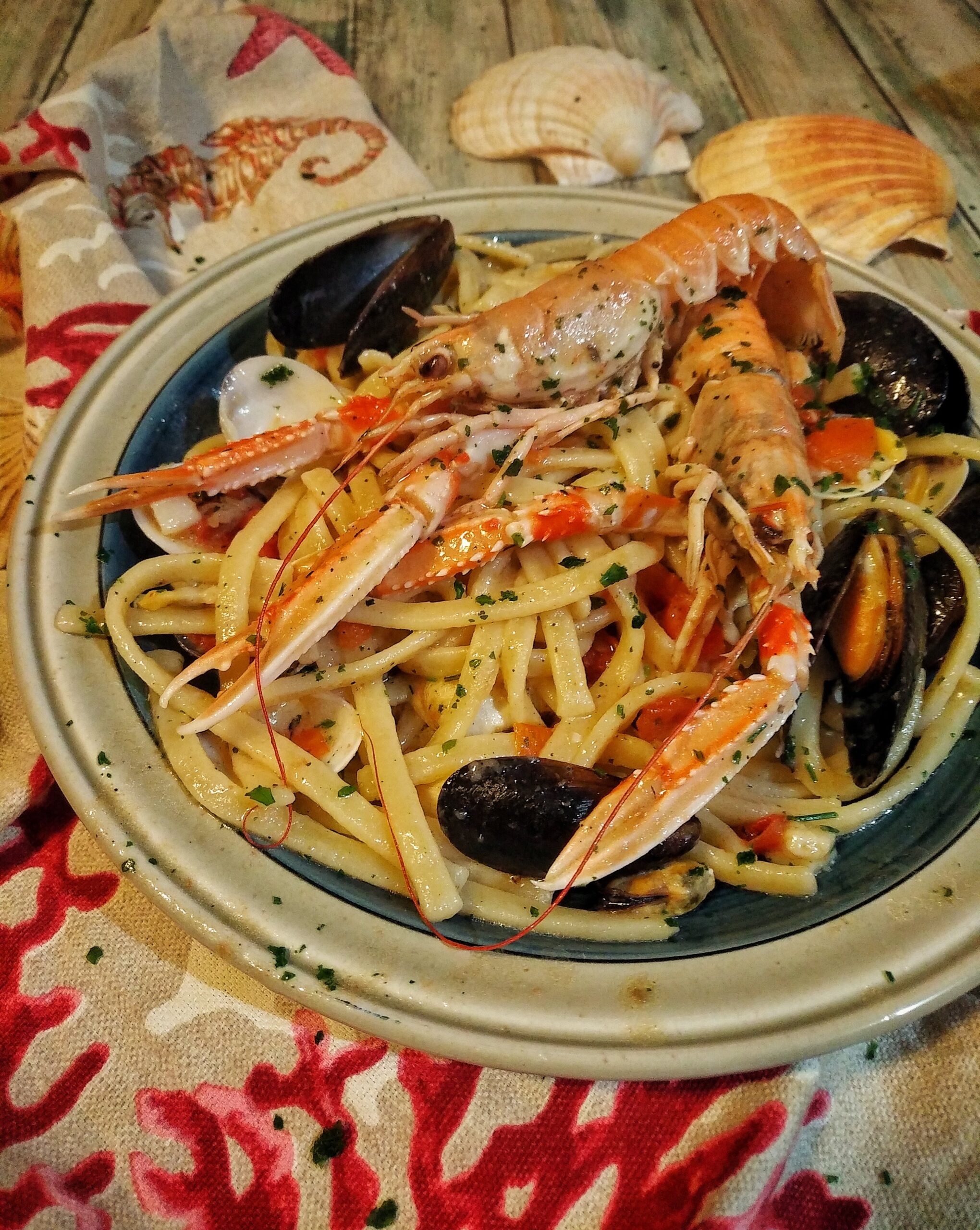 Scialatielli ai frutti di mare (ricetta originale)