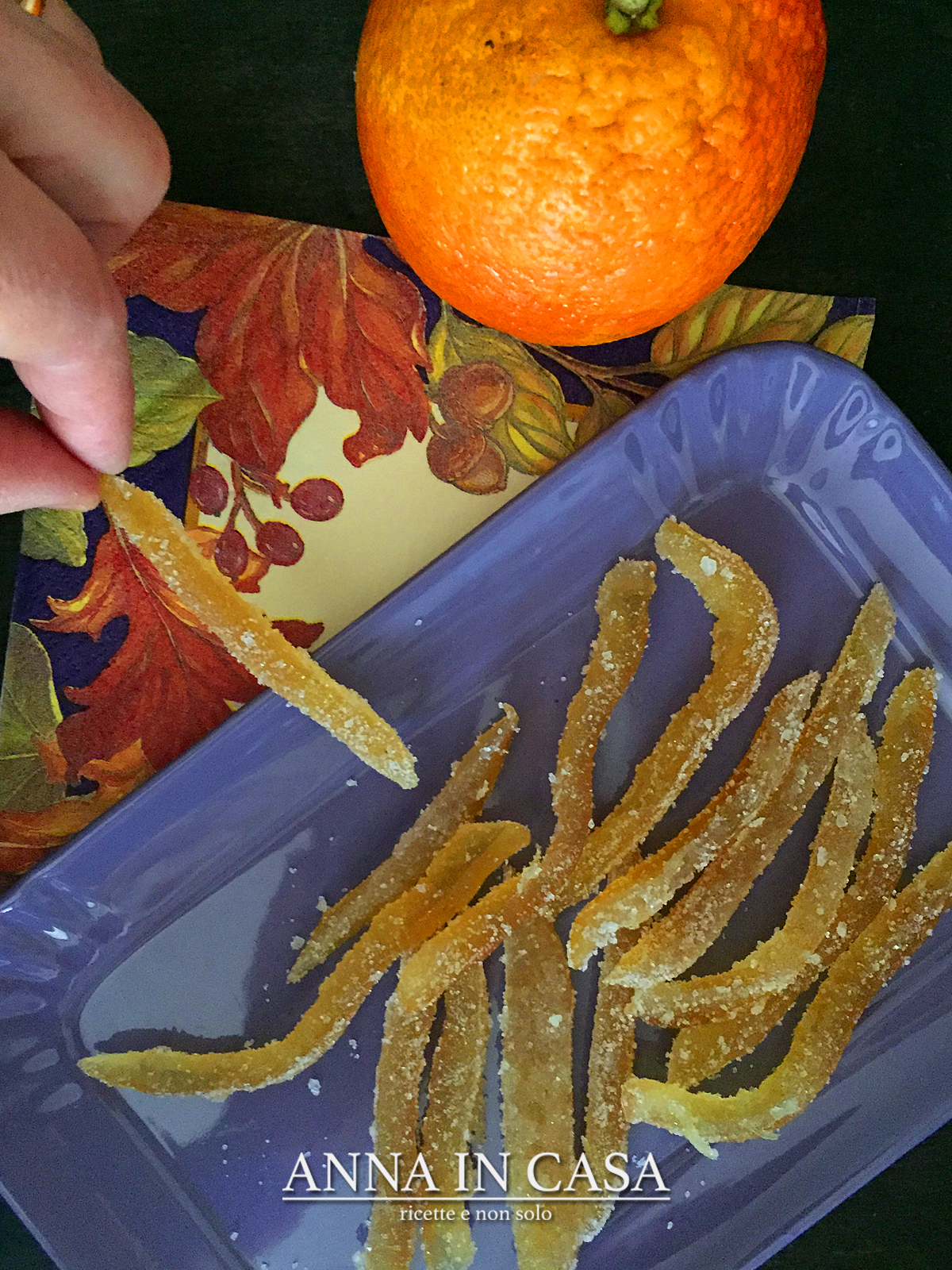Scorzette d’arancia candite – ricetta passo passo