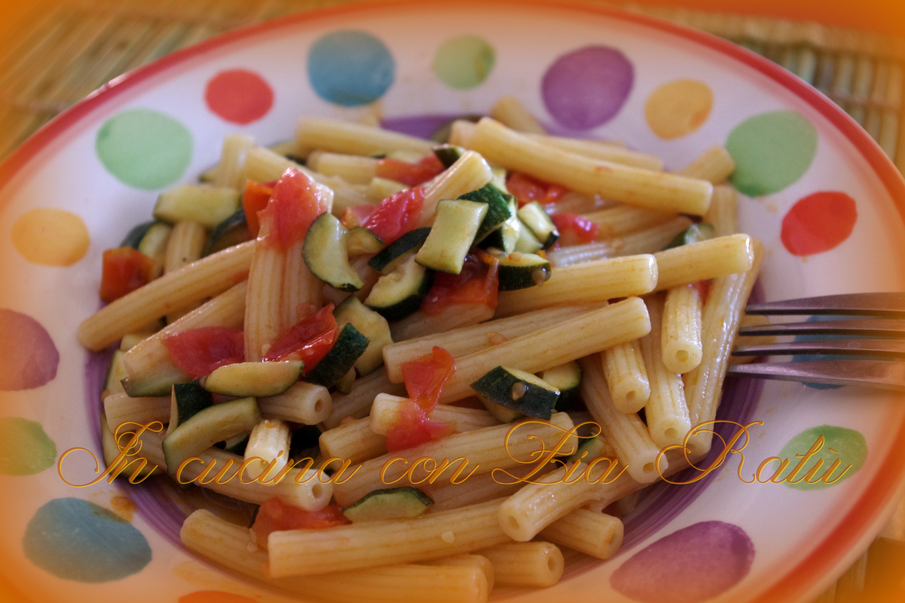 Sedanini zucchine e pomodorini.. leggerezza e sapore