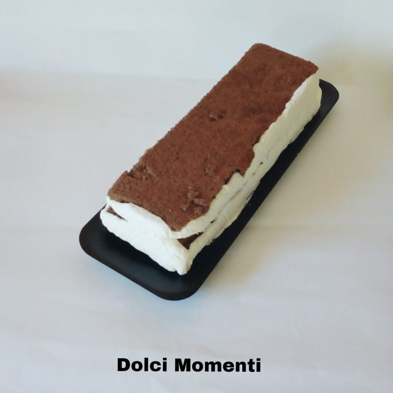 Semifreddo al cacao e cioccolato bianco