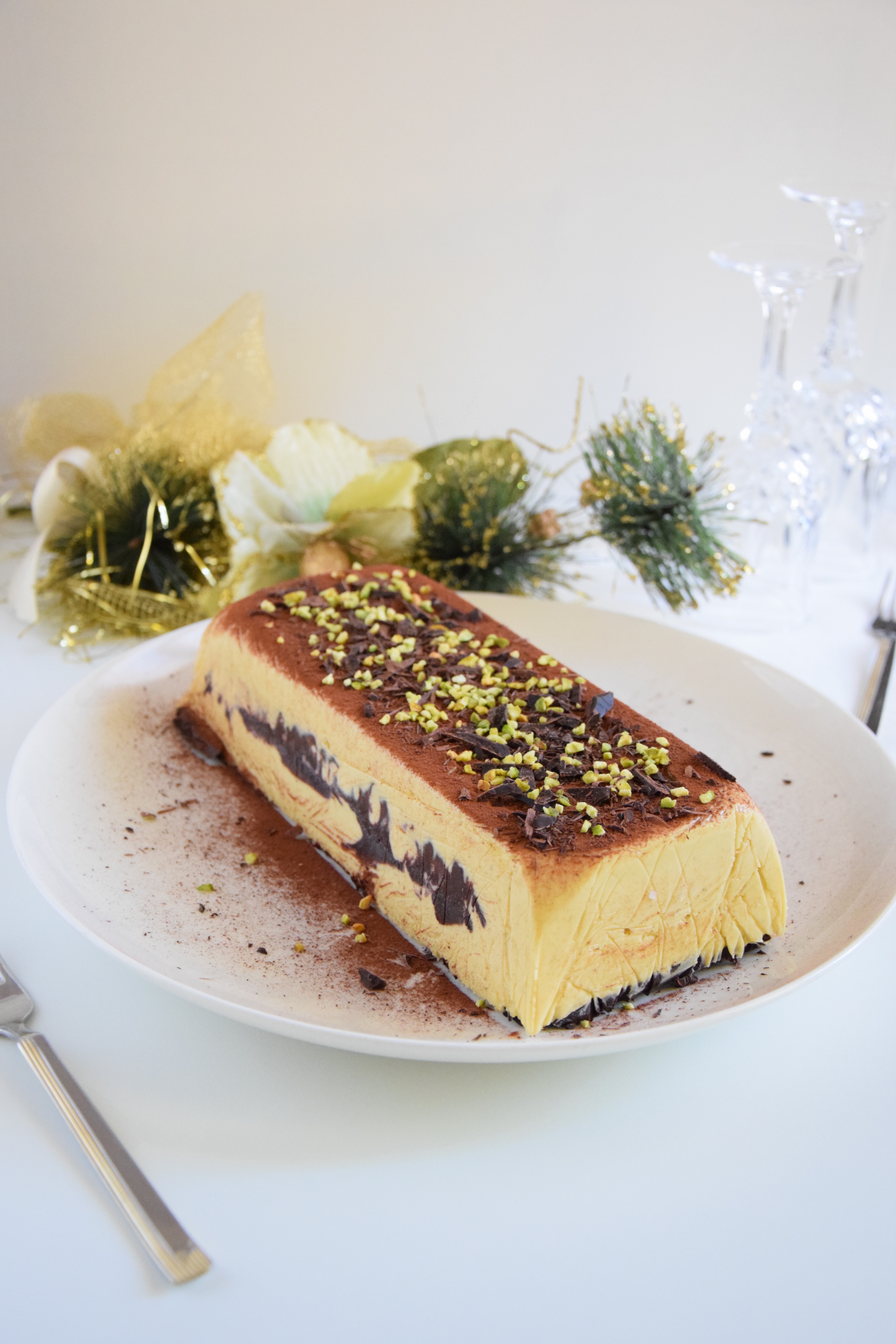 Semifreddo al doppio cioccolato e caffè