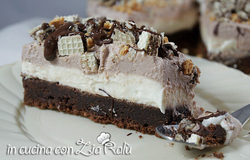 Semifreddo amaretti cioccolata fondente