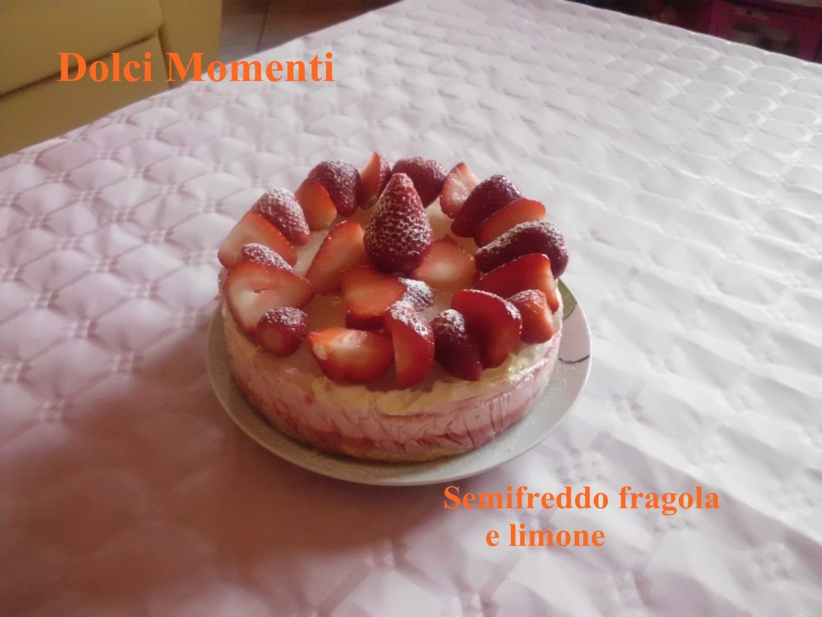 Semifreddo fragola e limone