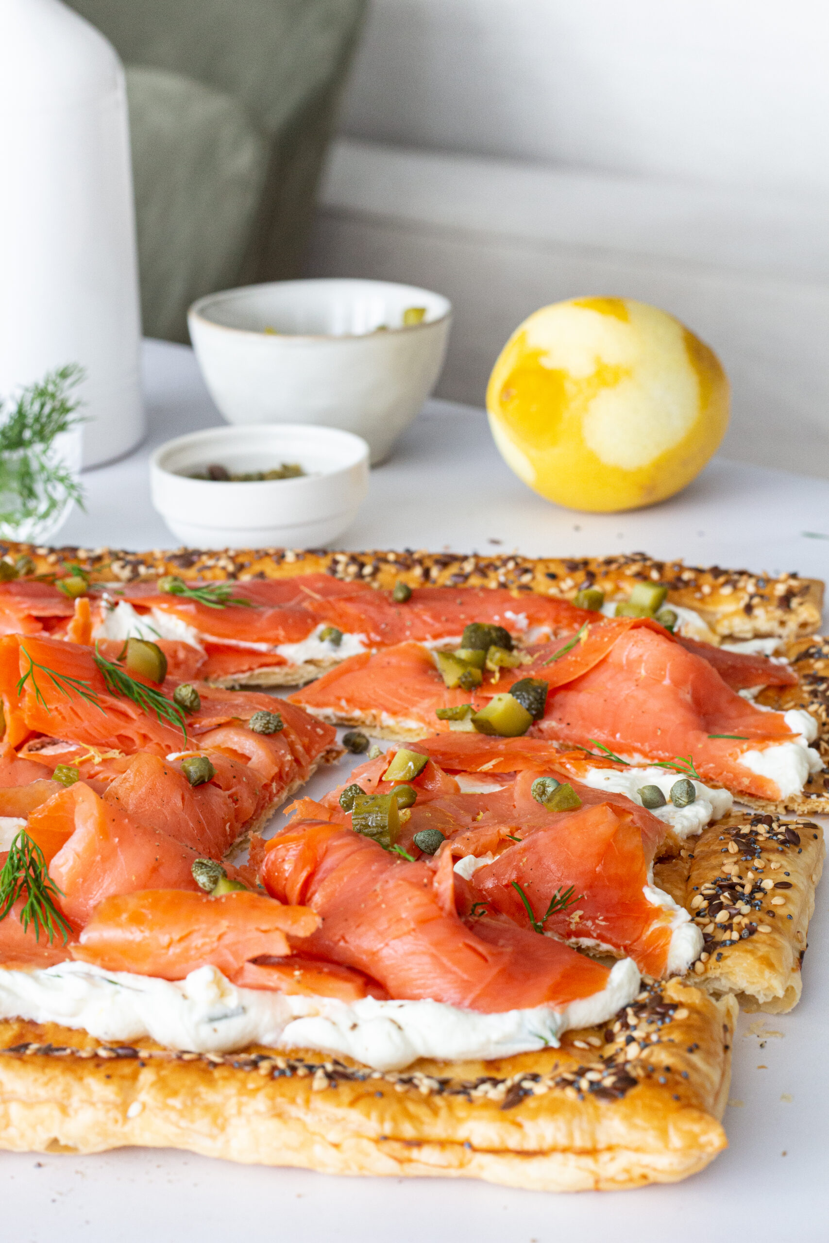Sfoglia al salmone con yogurt greco