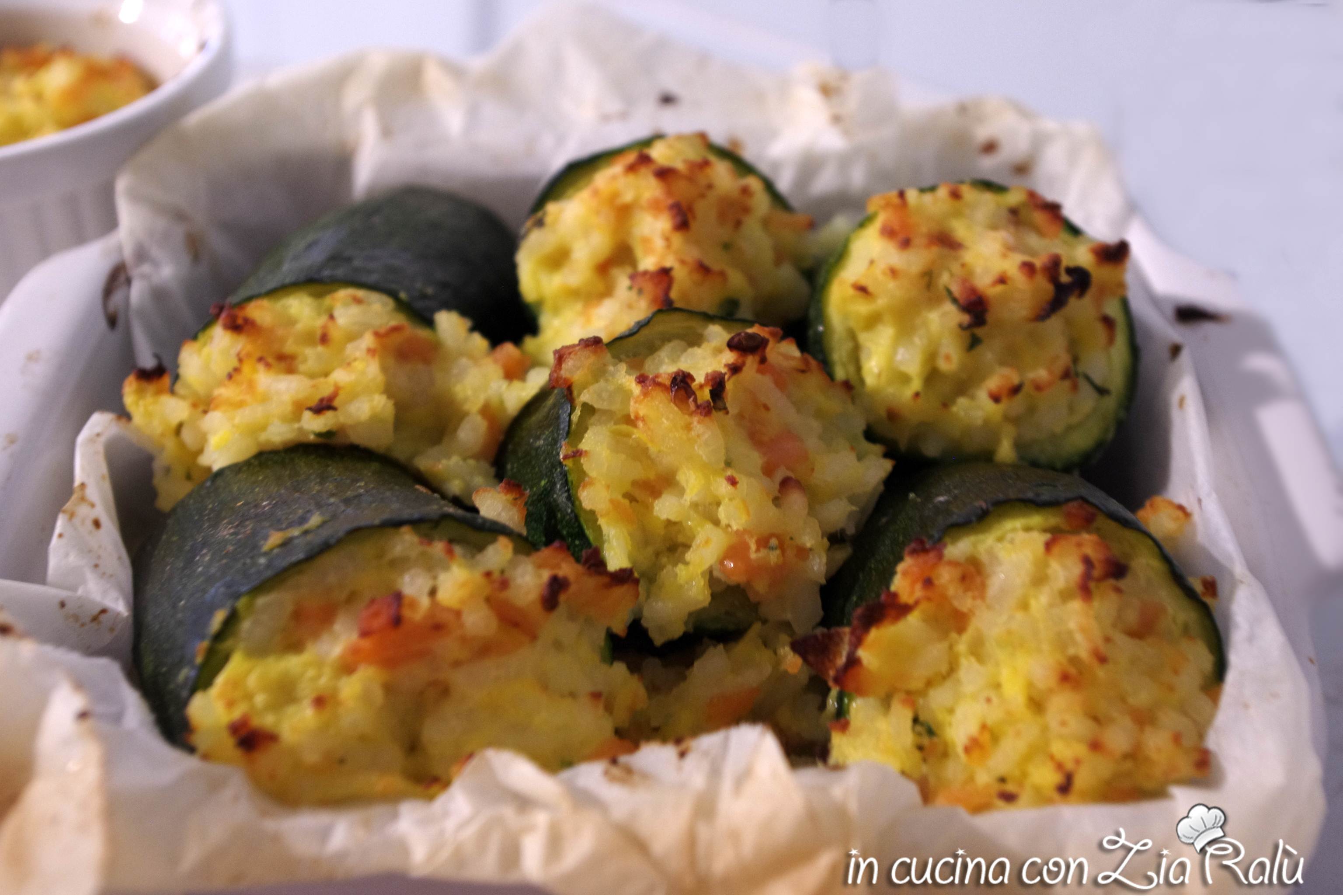 Sformati di riso salmone e zucchine