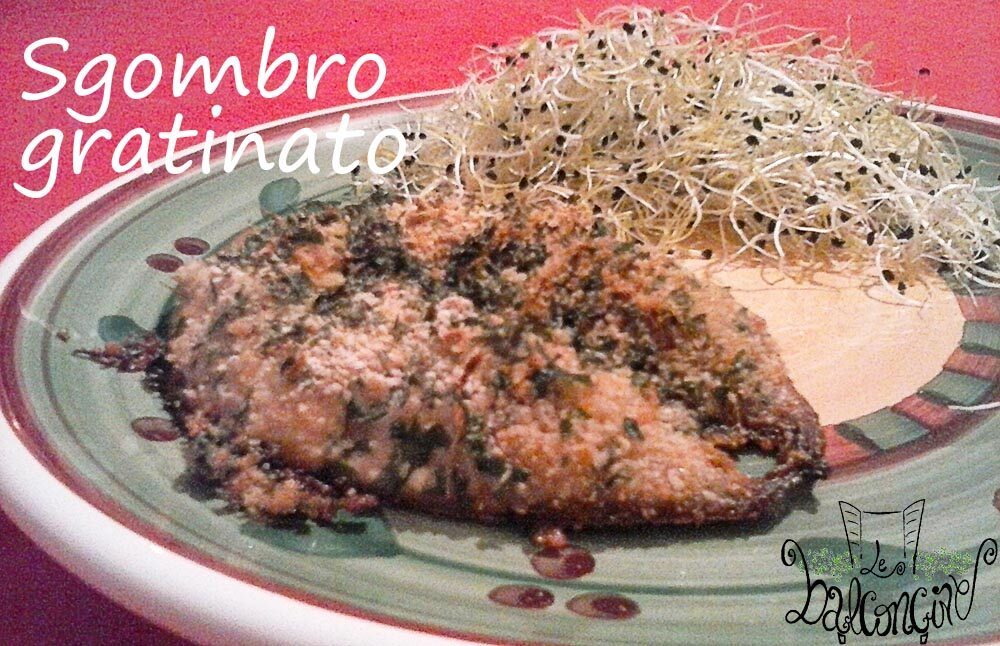 Sgombro gratinato