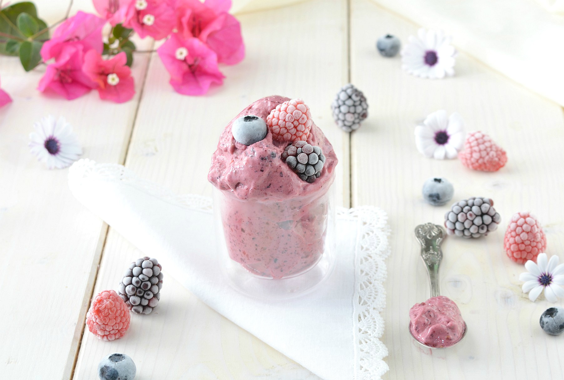 Sorbetto ai frutti di bosco