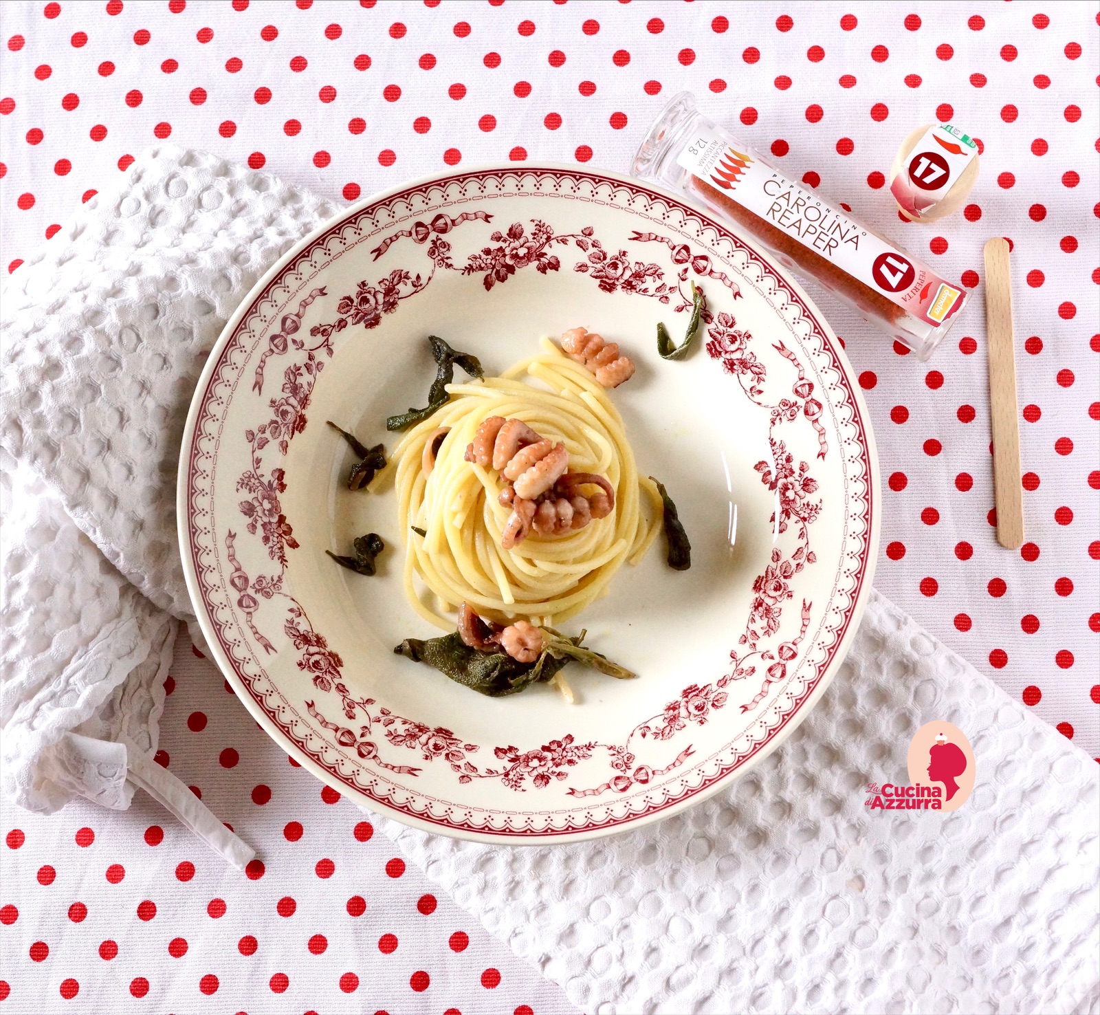 Spaghetti ai moscardini ….piccanti!