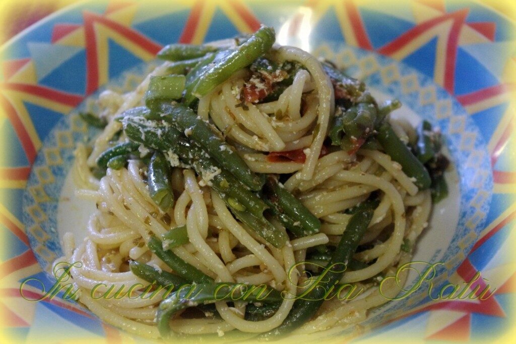 Spaghetti con i fagiolini…. sapori di una volta