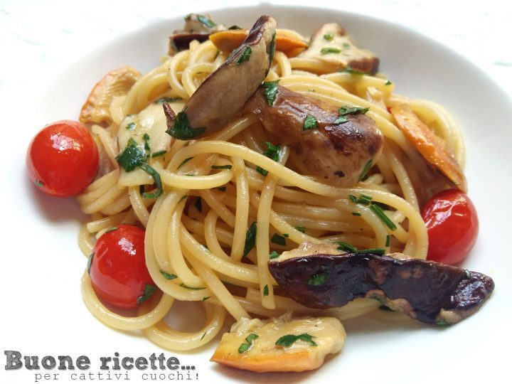 Spaghetti porcini e ovoli