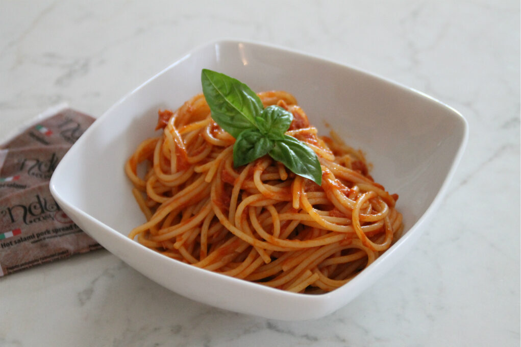Spaghetti tonno e ‘nduja