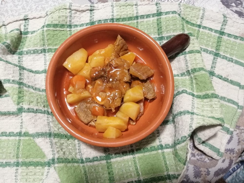 Spezzatino di castrato con patate