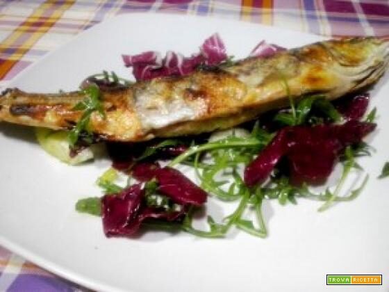 Spigola alla brace
