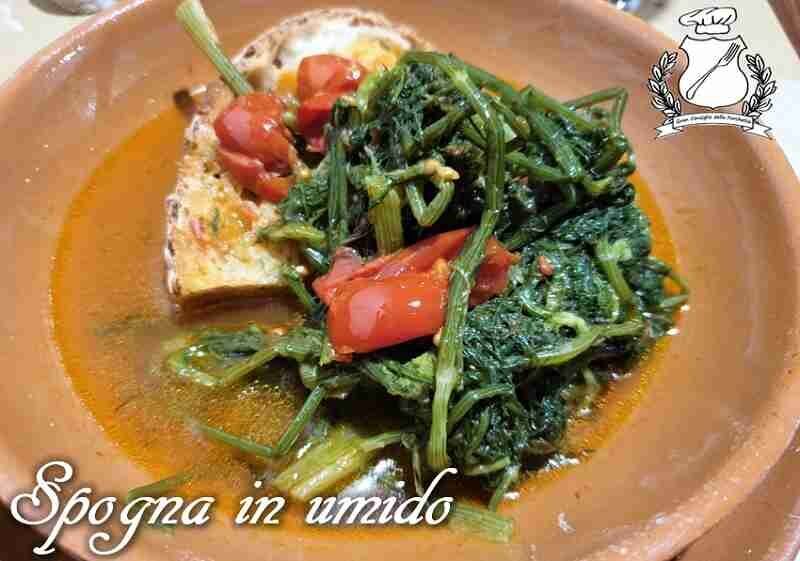 Spogna (finocchietto) in umido con i pomodorini