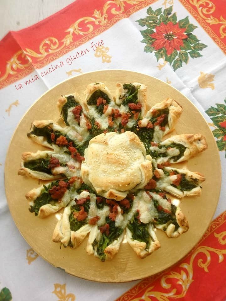 Stella di natale di pasta sfoglia